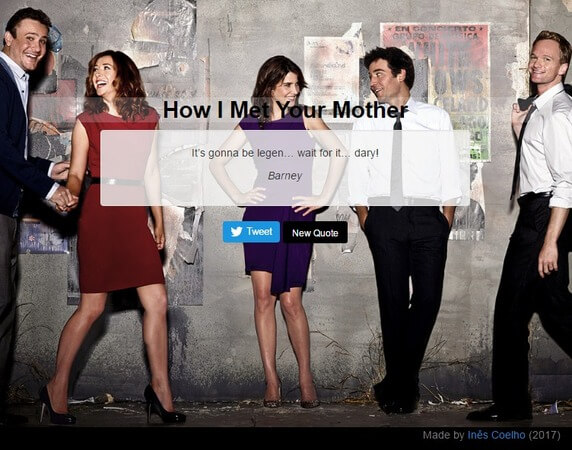 HIMYM random quote generator